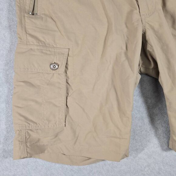 Clothing Arts Shorts Cargo P Cubed Beige Sz 32 Pick Pocket Hiking - Picture 3 of 10